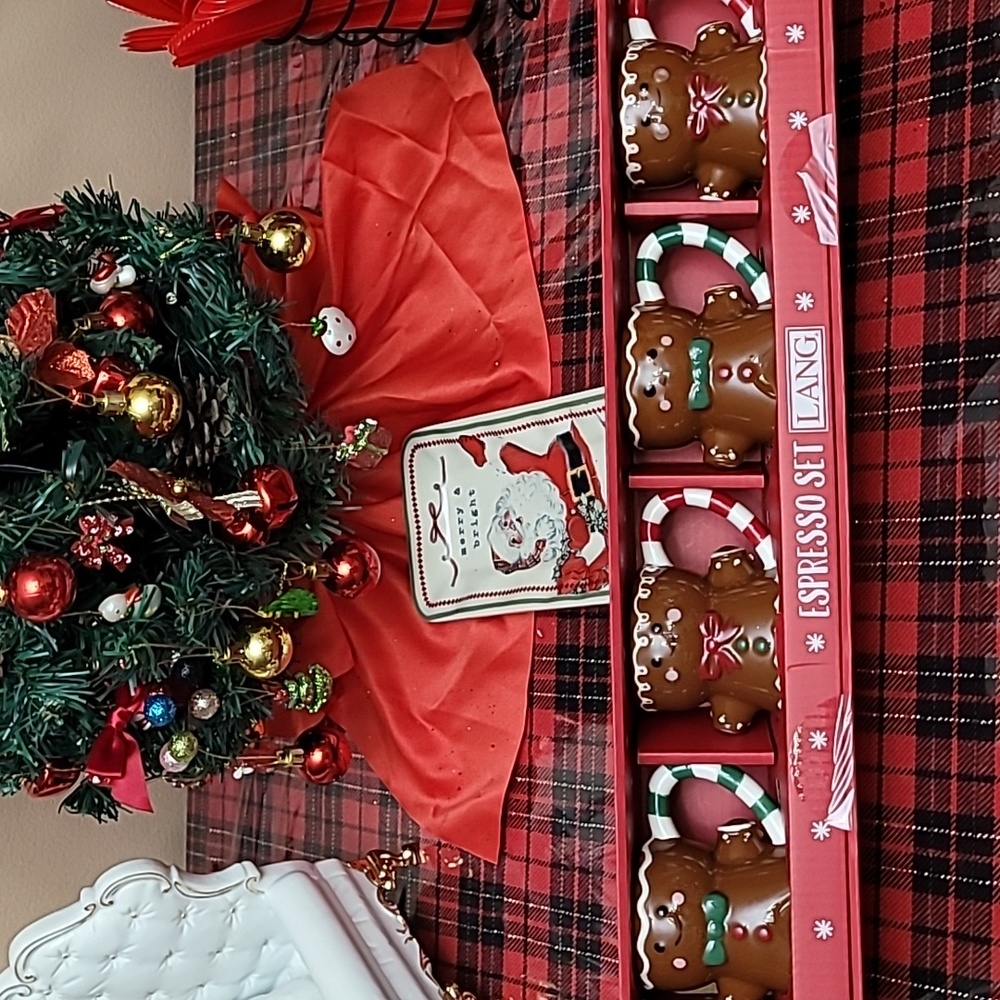 LANG very RARE espresso gingerbread cups